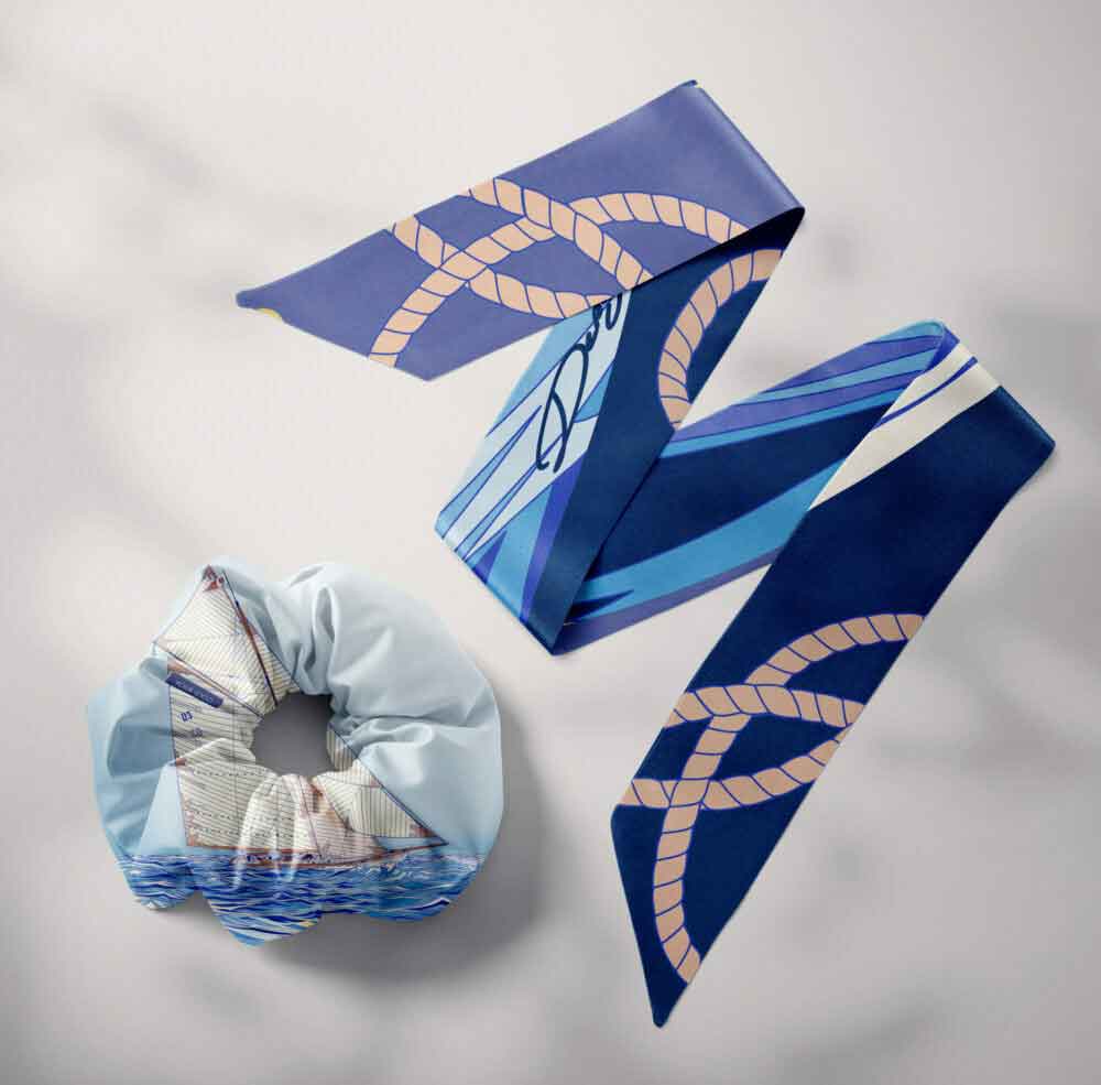 CUSTOM MANUFACTURING OF SCRUNCHIES AND TWILLY by Tie Solution, First Adress in Europe